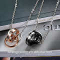 Professional jóias preço de fábrica colar colares de círculo colar com pingente de círculo